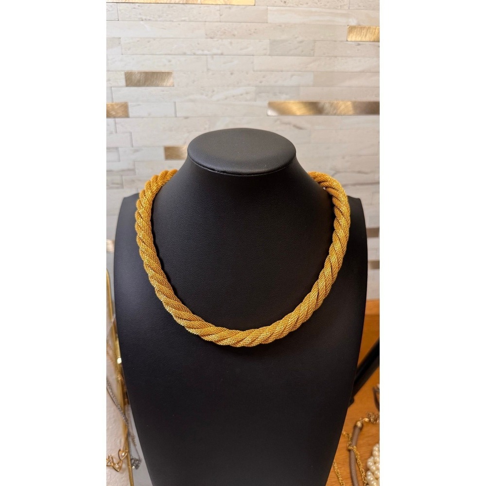 Vintageโ Talbots Twisted Mesh Necklace